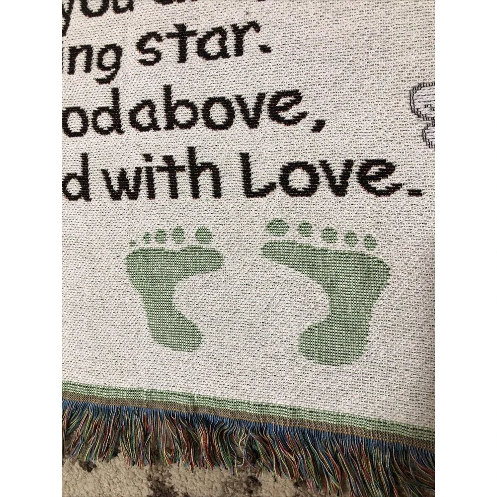 Welcome New Baby Blanket Wall Hanging 50”x 36